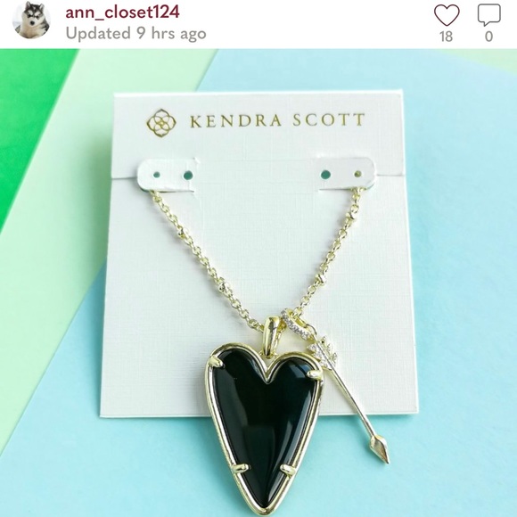 KENDRA SCOTT Ansley Heart Pendant Necklace In Rose Quartz - Picture 13 of 16